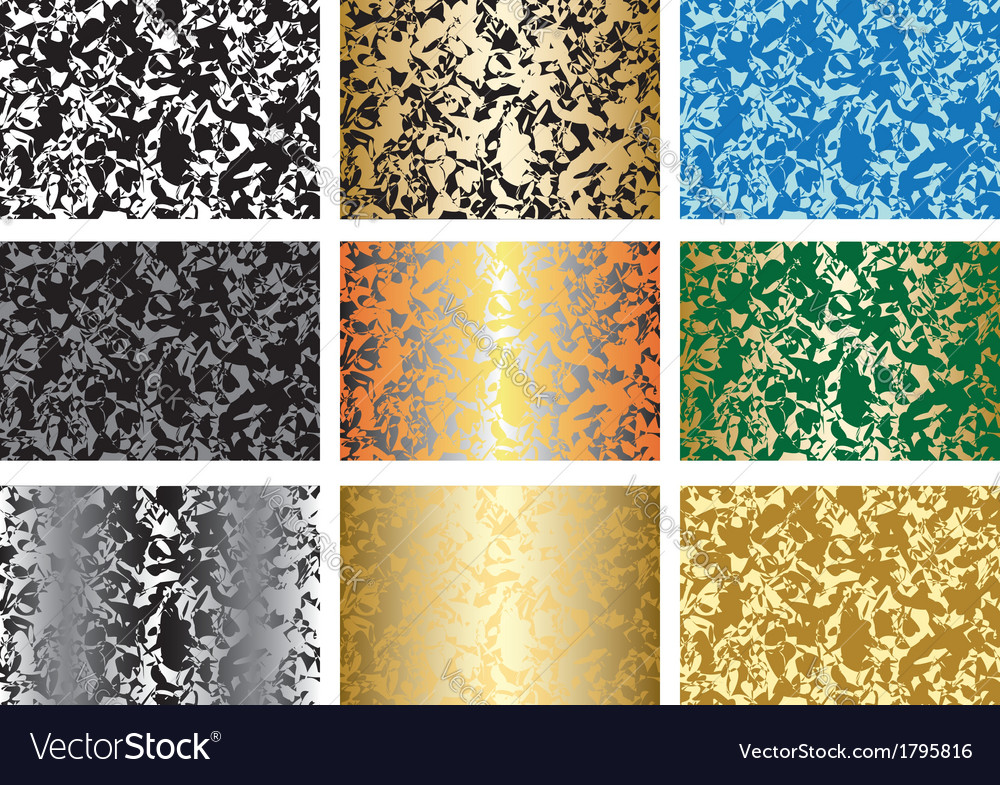 Set of patterns with abstract textures