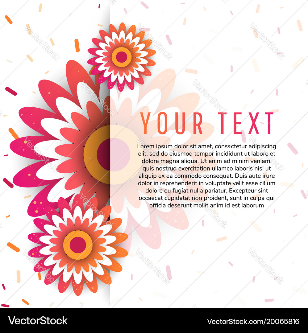 Spring card design Royalty Free Vector Image - VectorStock