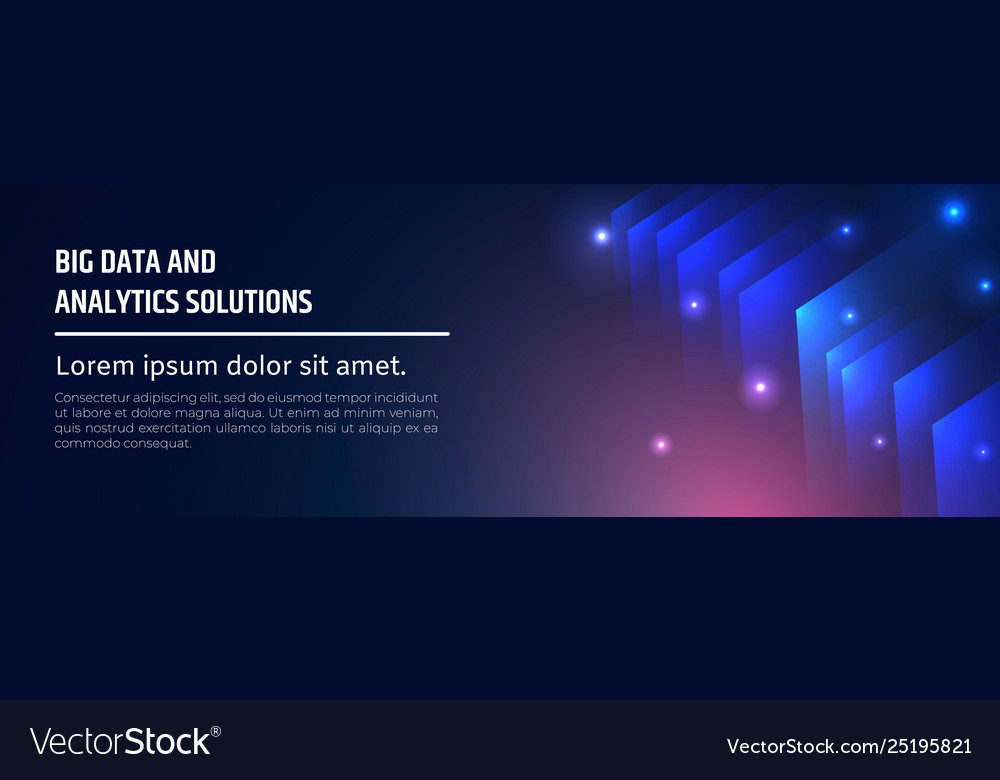 Big data and analytics solutions - web banner