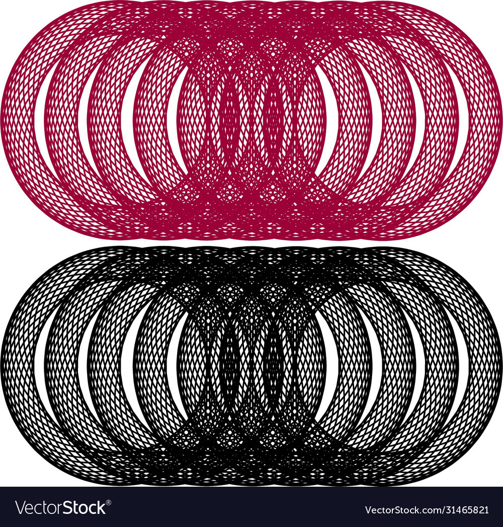Black and red abstract background with circles