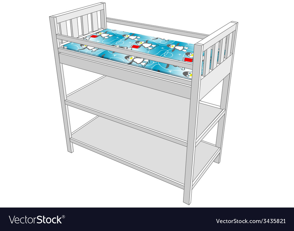 Changing table Royalty Free Vector Image VectorStock