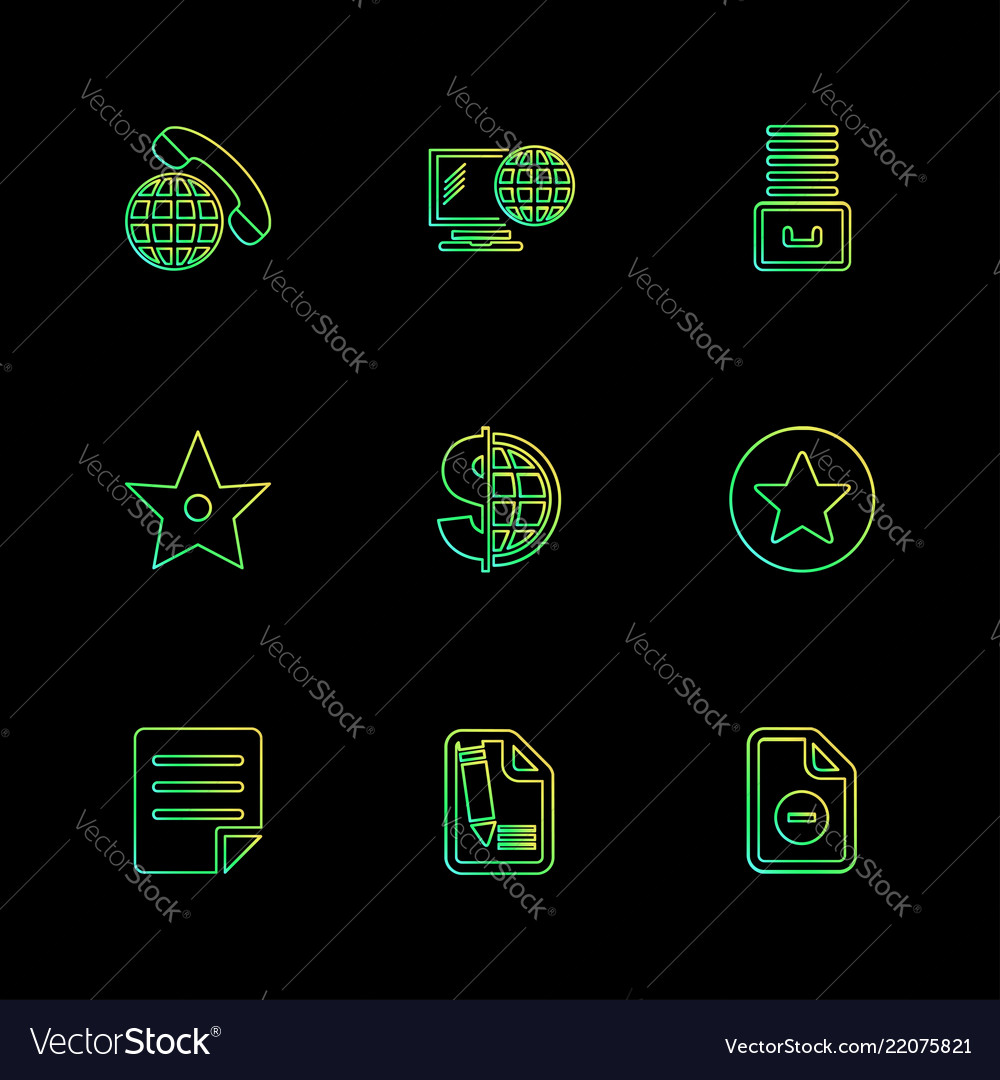 Files document clipboard write eps icons set