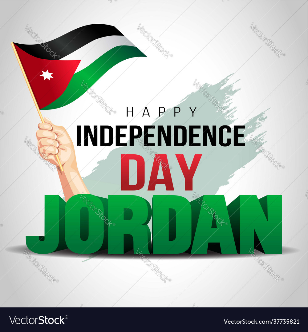 Happy independence day jordan template design