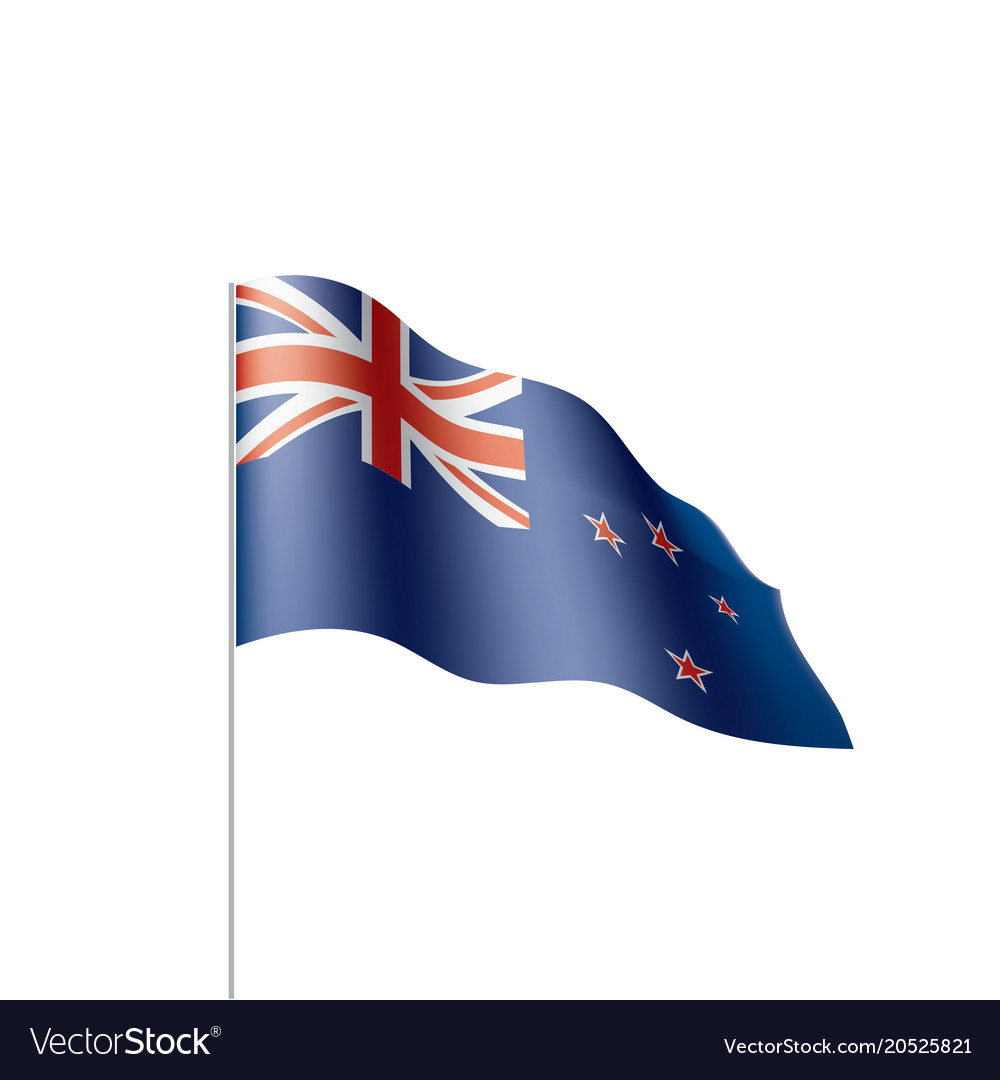 New zealand flag Royalty Free Vector Image - VectorStock