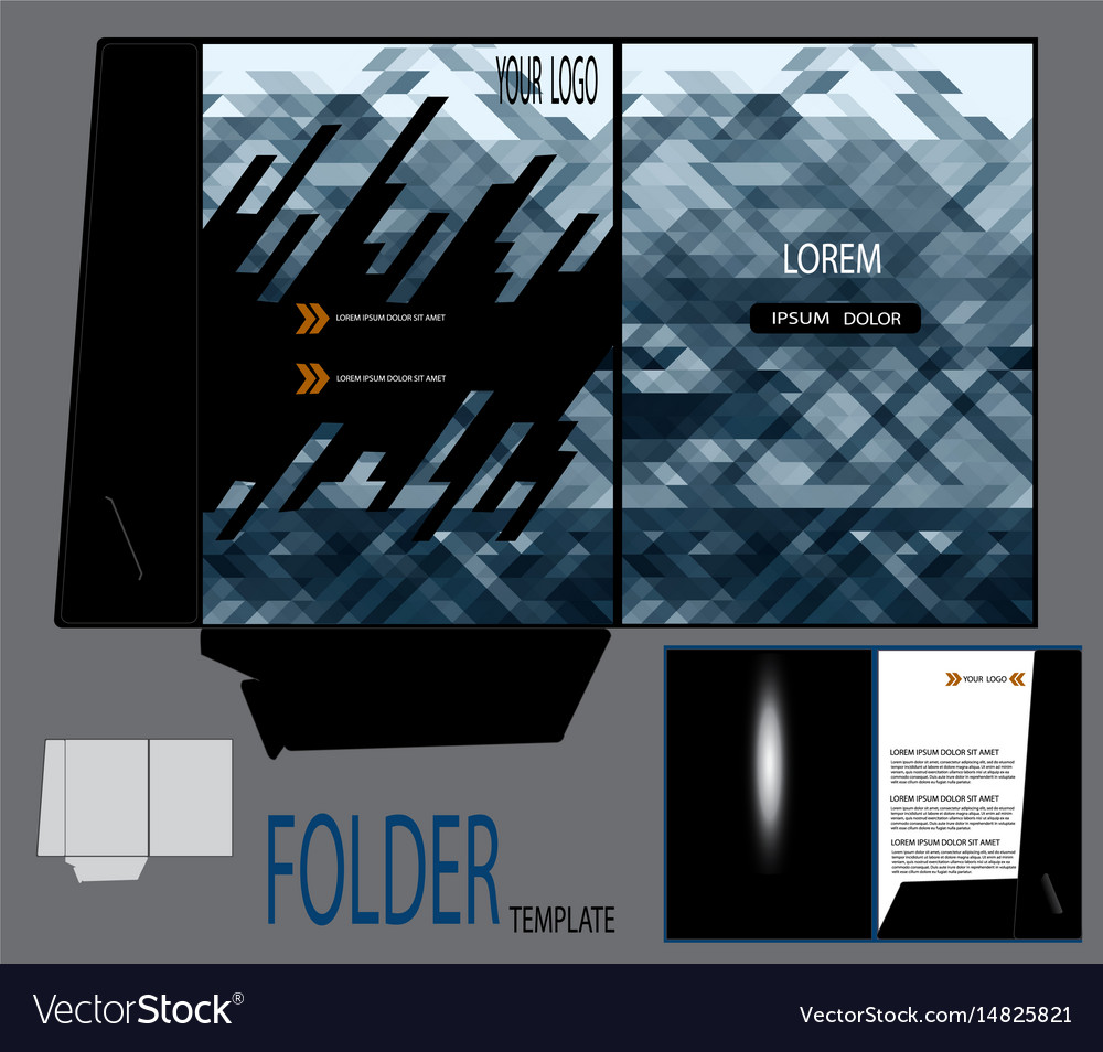 Presentation folder template