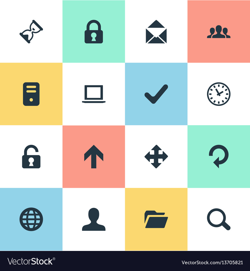 Set of simple practice icons