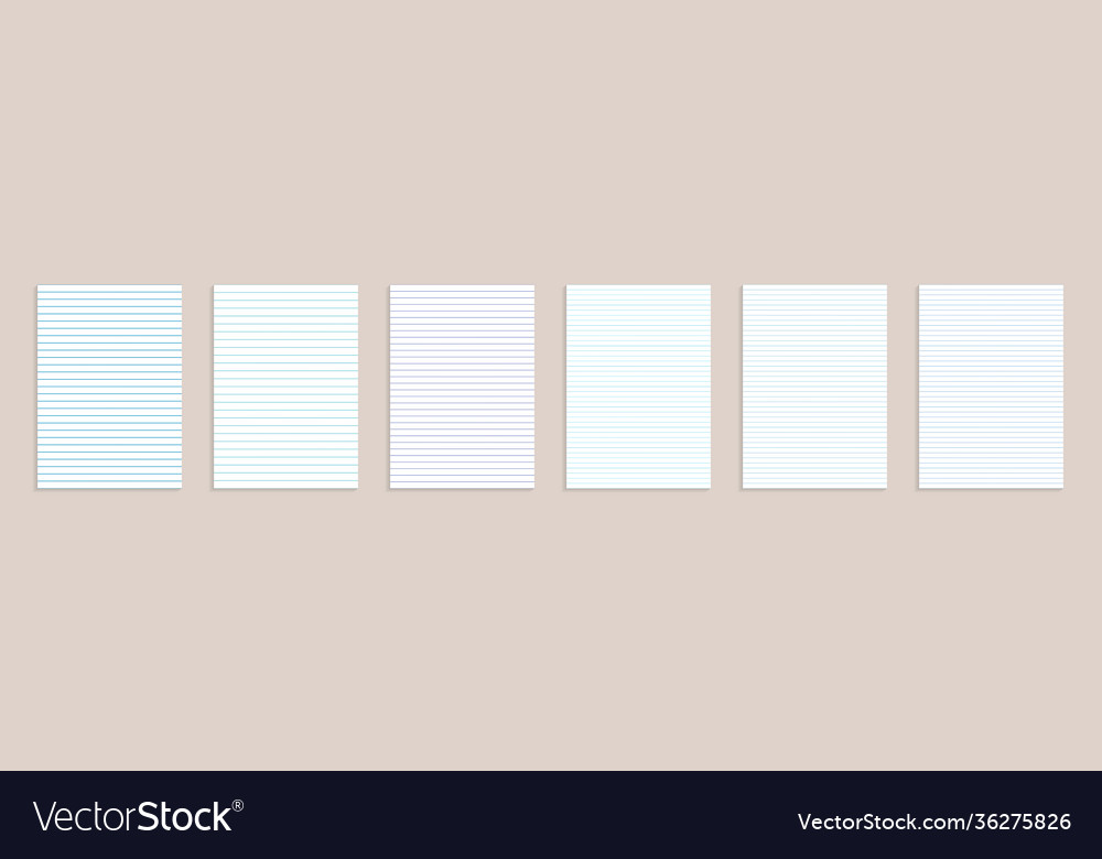 Grid paper set abstract striped background vector image Grid paper set abstract striped background