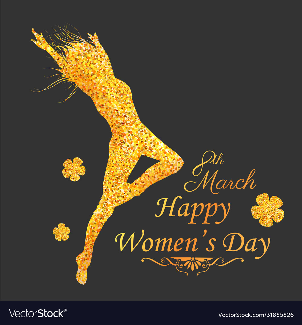 Happy International Women S Day 8th March Vector Image 6012