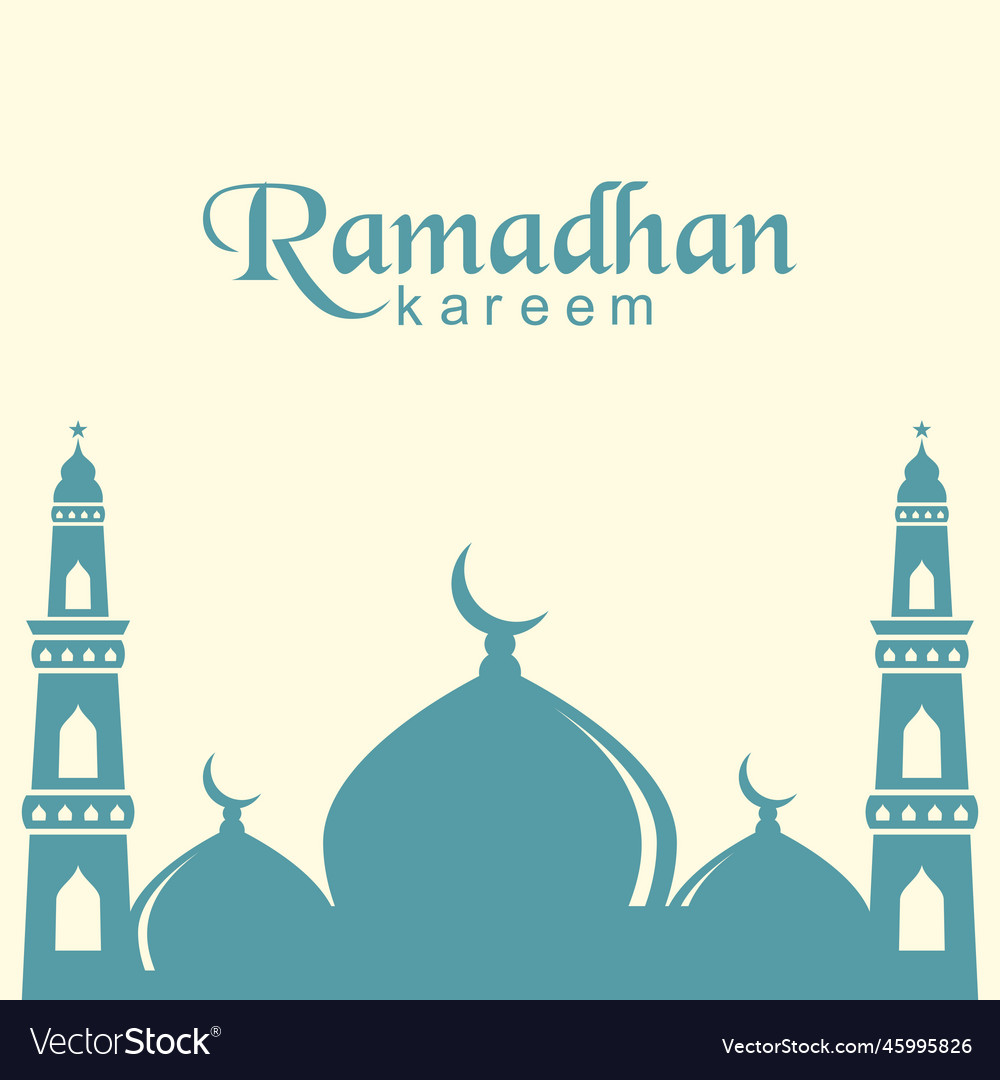 Ramadhan kareem Royalty Free Vector Image - VectorStock