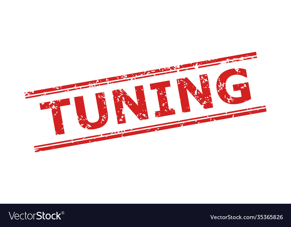 Tuning seal with scratched texture and double
