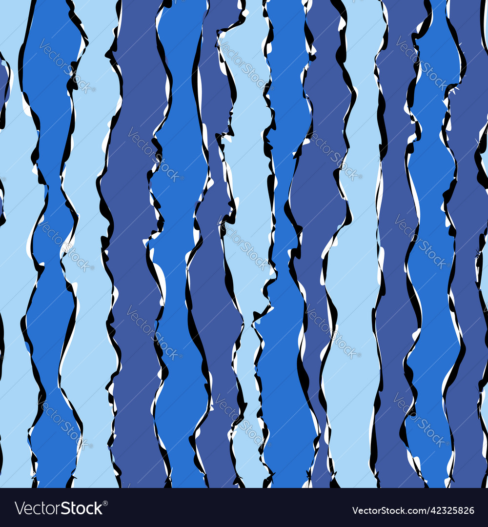 Wave seamless pattern distorted backdrops vector image Wave seamless pattern distorted backdrops