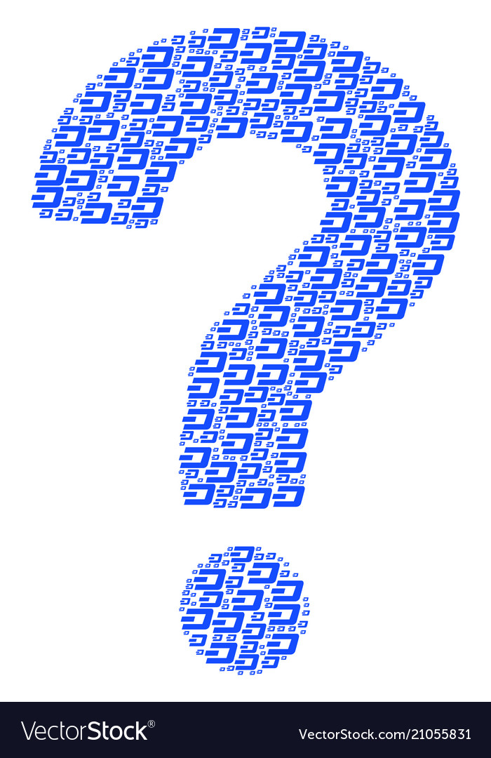 Answer mosaic of dash currency icons vector image Answer mosaic of dash currency icons