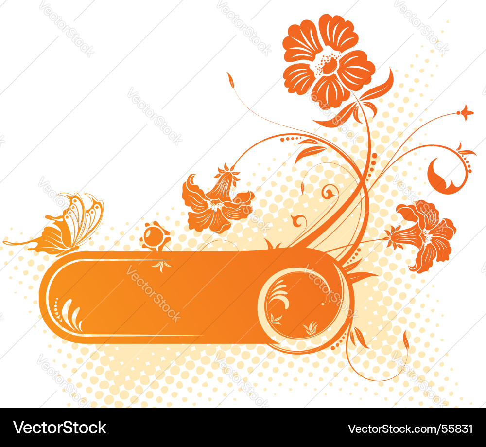 Background flower Royalty Free Vector Image - VectorStock