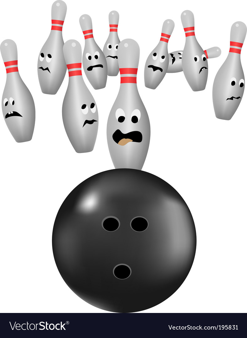 Bowling Royalty Free Vector Image - VectorStock