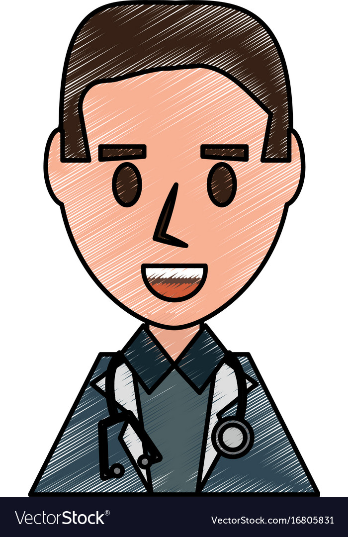 Doctor profile cartoon Royalty Free Vector Image Doctor profile cartoon Royalty Free Vector Image