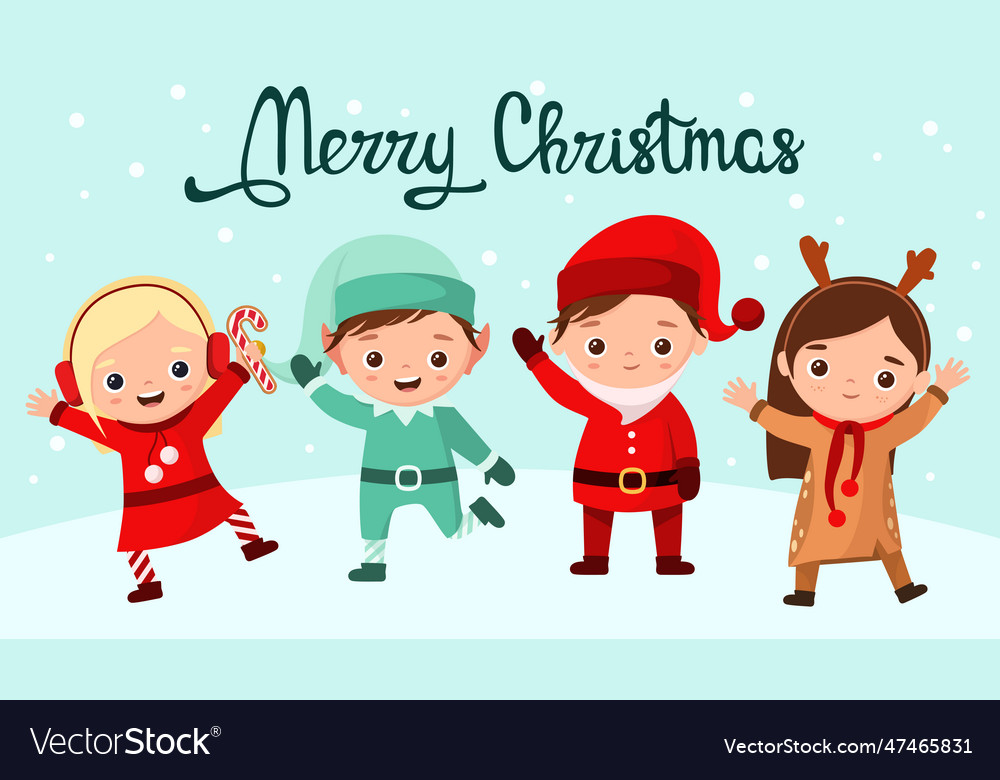 Funny Children Royalty Free Vector Image Vectorstock Funny Children Royalty Free Vector Image Vectorstock