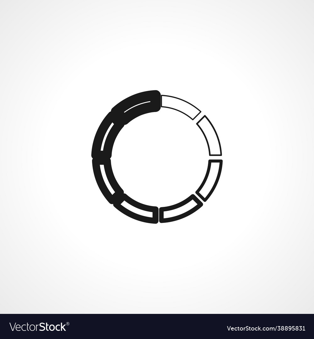 Loading simple isolated web icon Vector Image Loading simple isolated web icon
