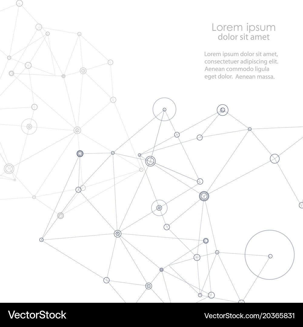 Molecule structure background Royalty Free Vector Image