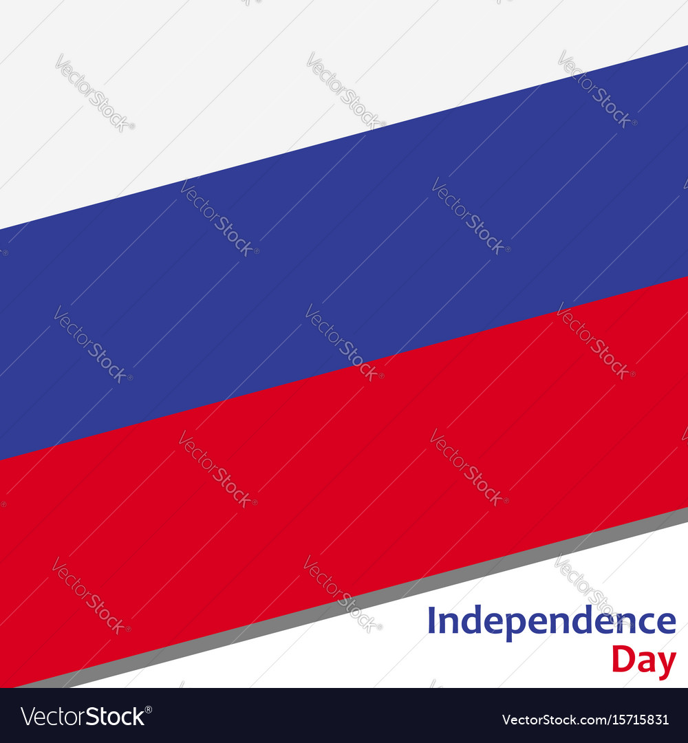 Russia independence day Royalty Free Vector Image