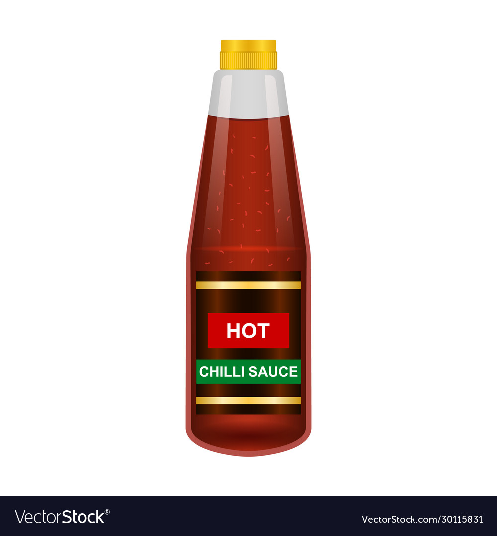 Sauce ketchup iconrealistic icon