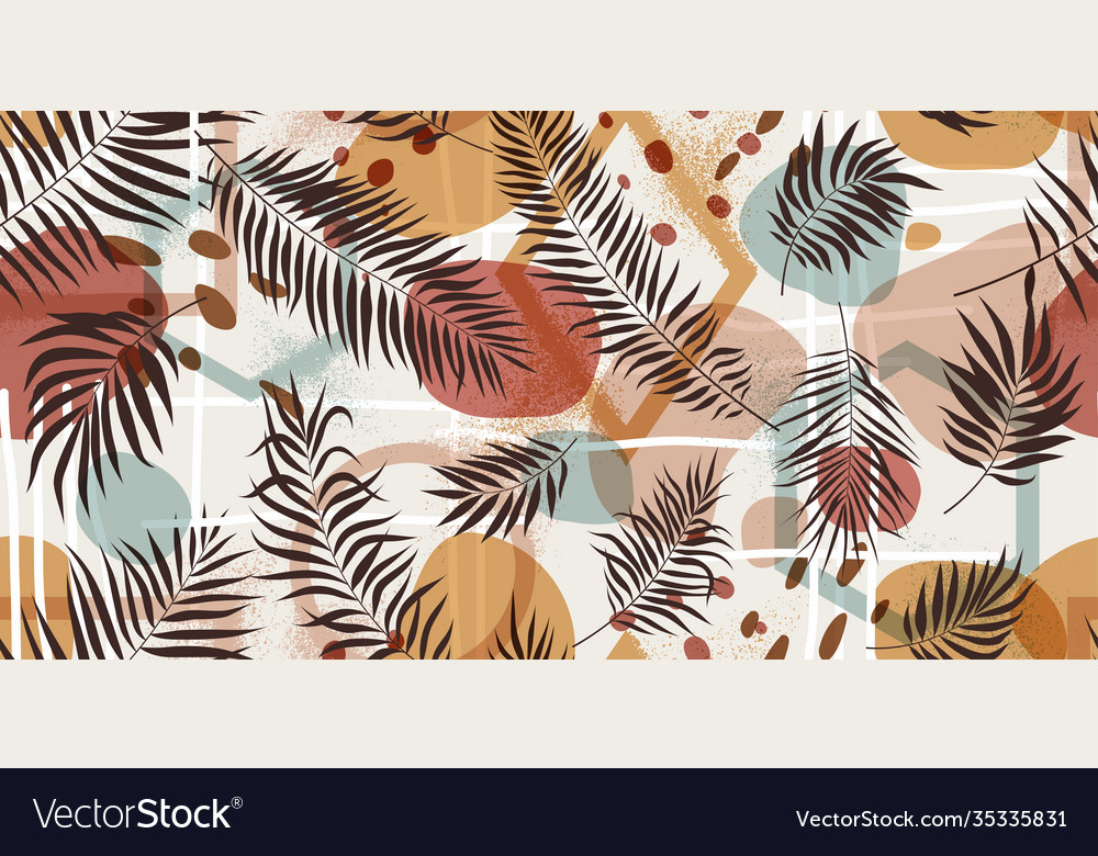Seamless pattern compositions with geometric