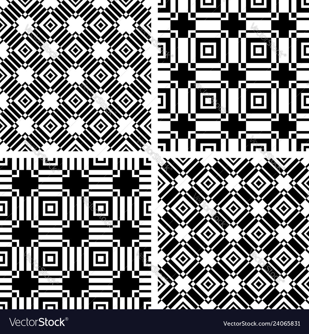 Seamless patterns set
