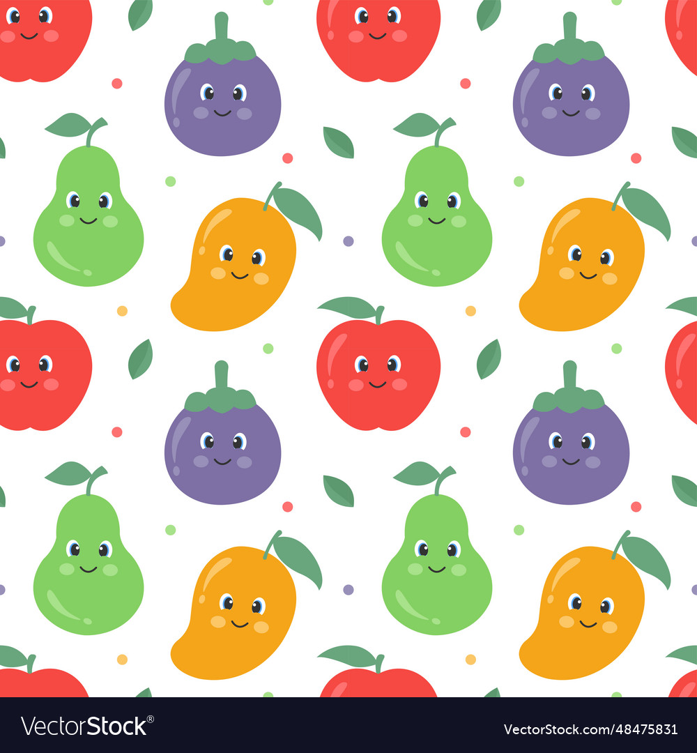 Smile seamless pattern design with smiling vector image Smile seamless pattern design with smiling