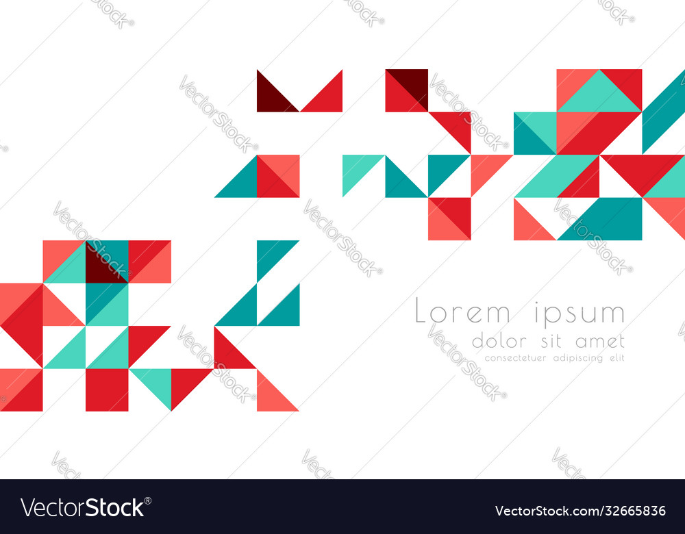 Abstract background with triangle texture border vector image Abstract background with triangle texture border