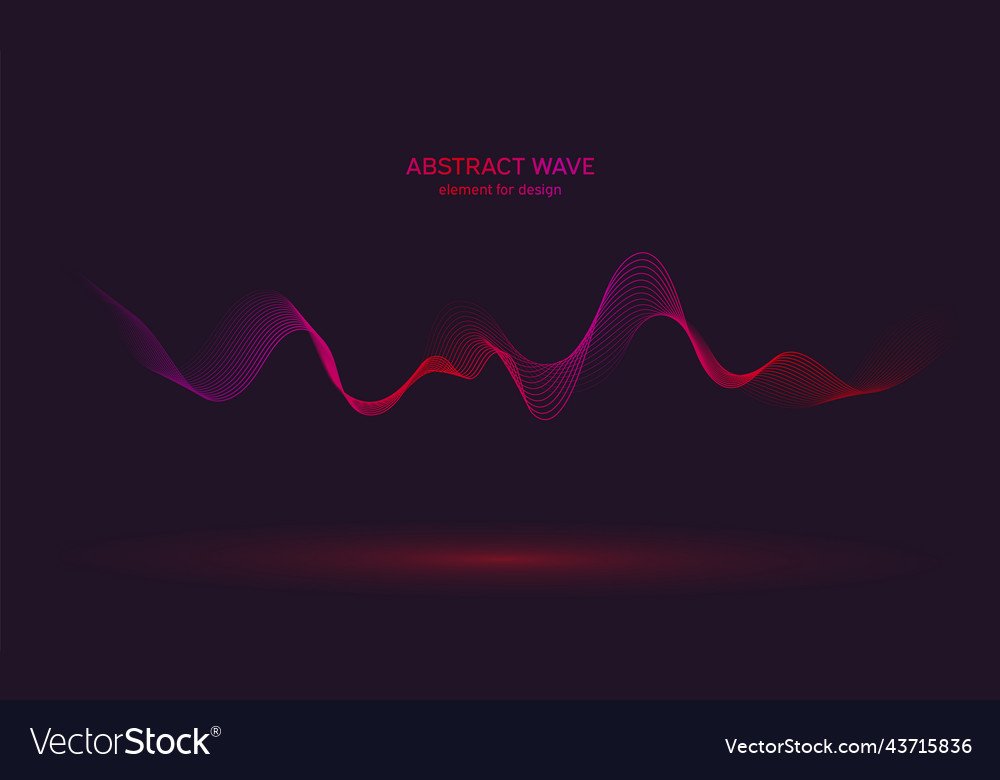 Abstract wave element background digital vector image Abstract wave element background digital