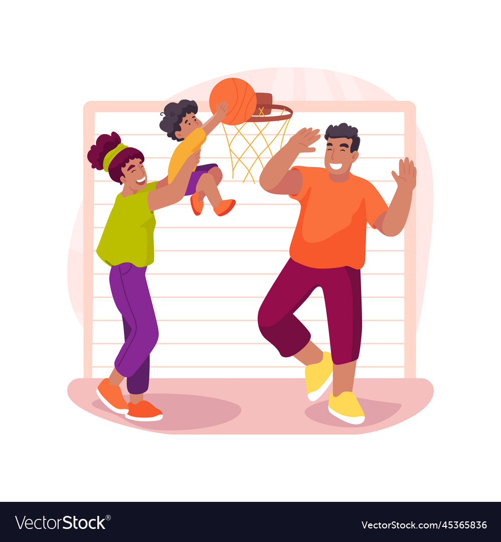 Basketball isolated cartoon