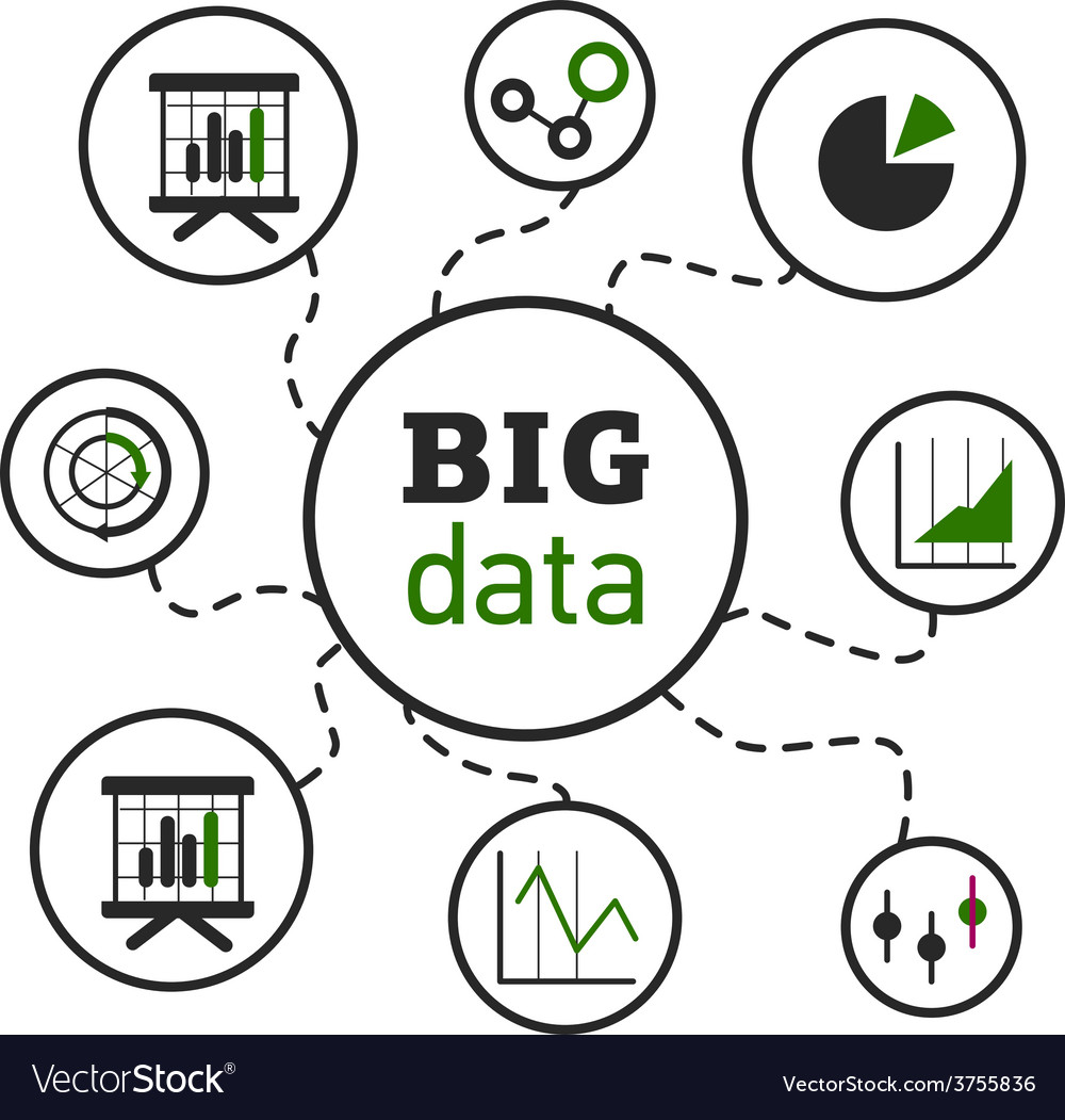 Bigdata Royalty Free Vector Image - VectorStock