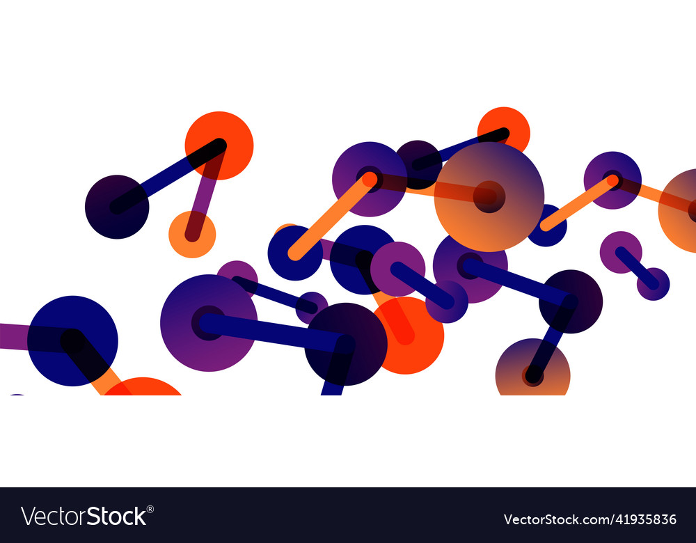 Connected Dots Abstract Background