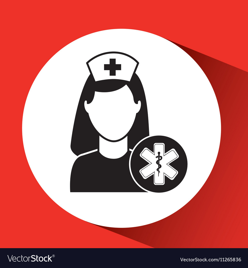 Medicine sign hospital building icon Royalty Free Vector