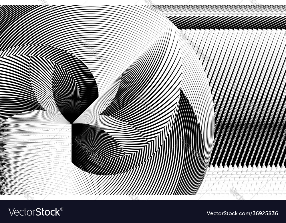 Rgb abstract halftone lines dynamic background