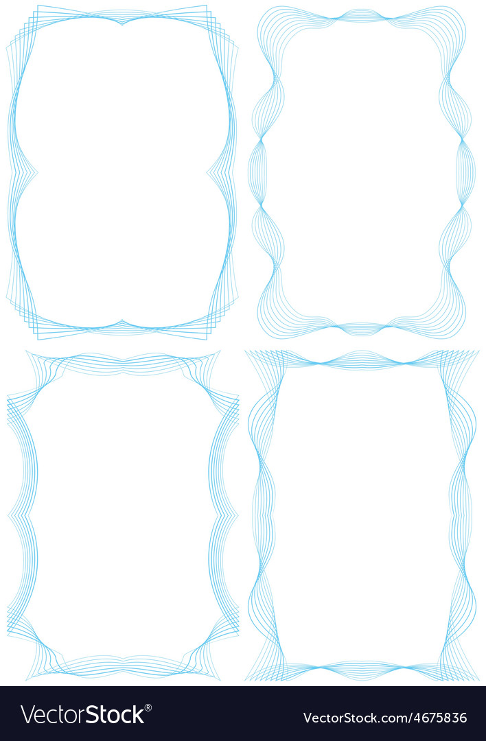 Set of frames for certification
