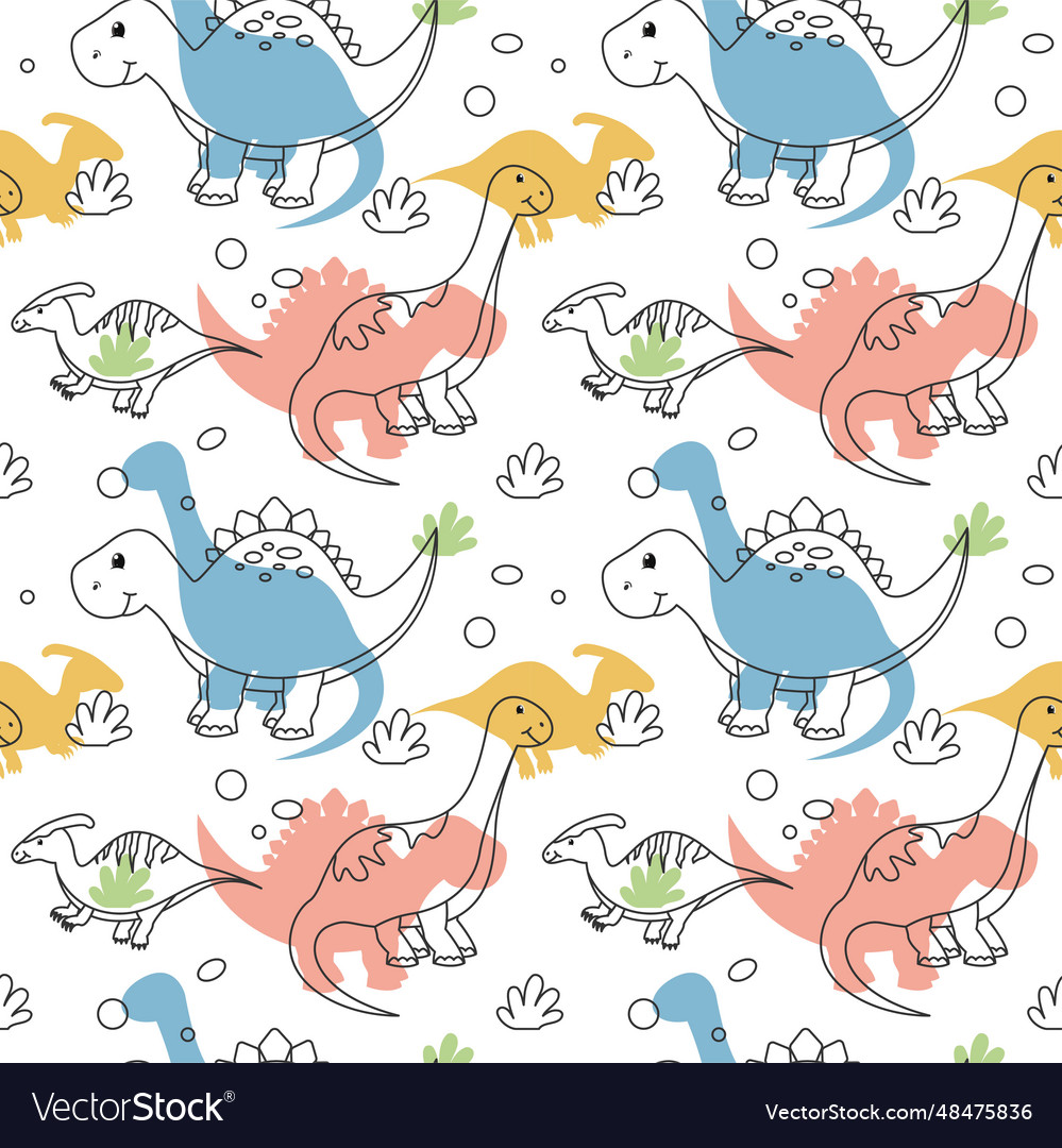Smile seamless pattern design with smiling vector image Smile seamless pattern design with smiling