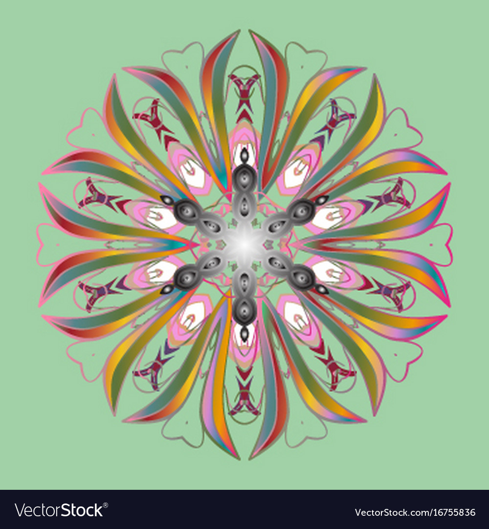 Winter concept pattern made of snowflake