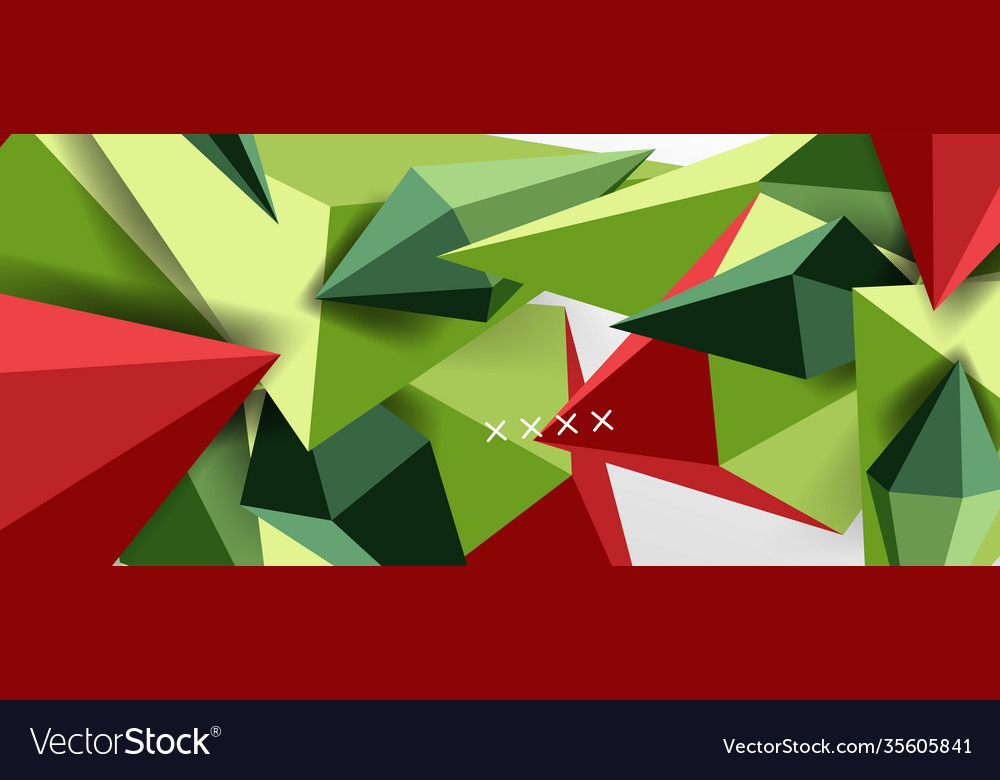 3d low poly abstract shape background