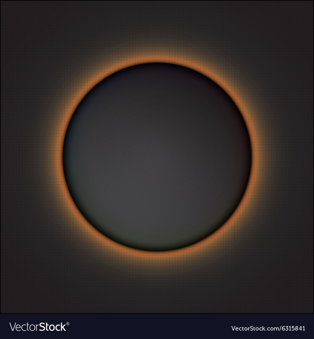 Abstract Glowing Button - Tech Style