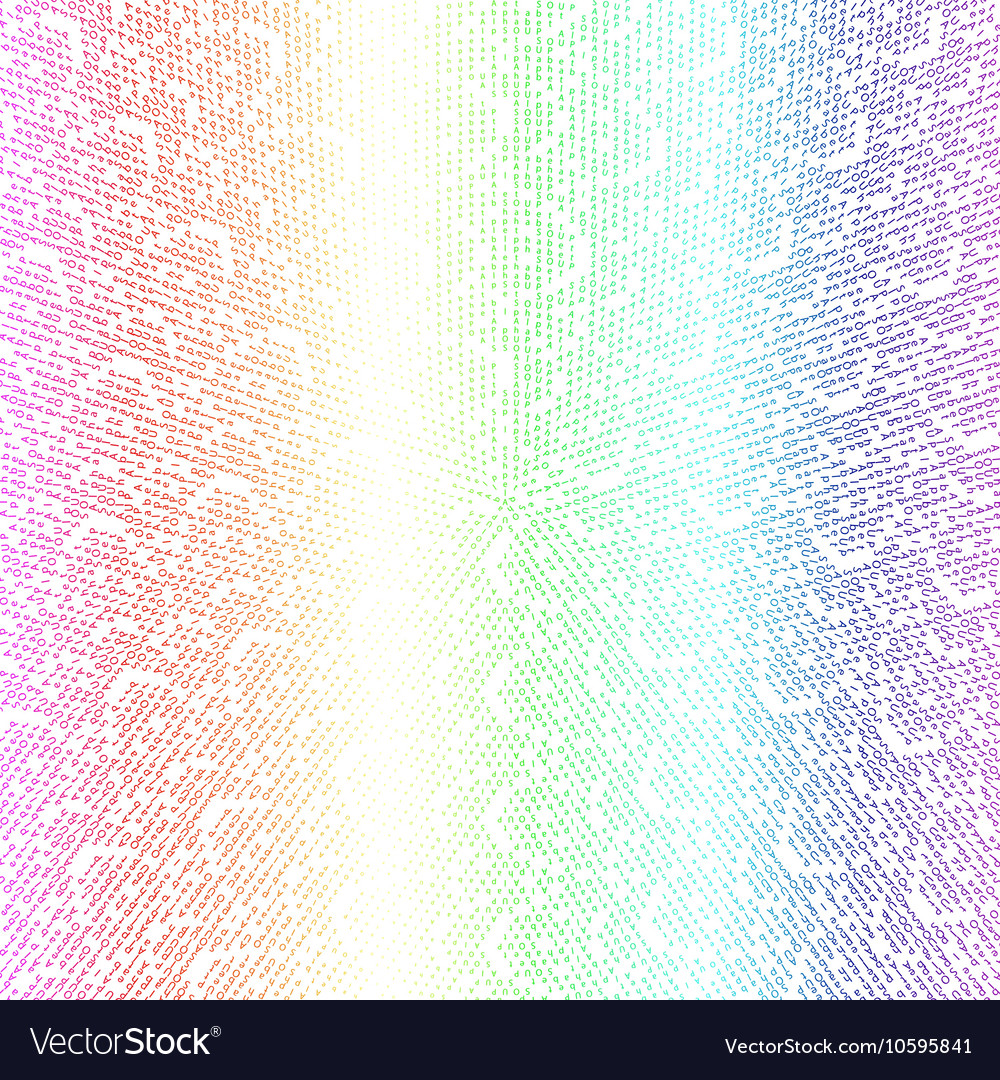 Colorful background with rainbow words