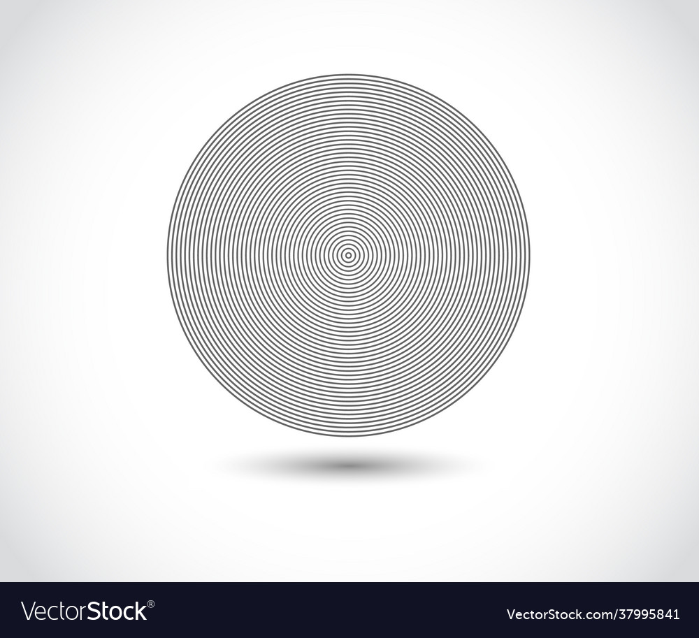 Concentric circle elements element for graphic