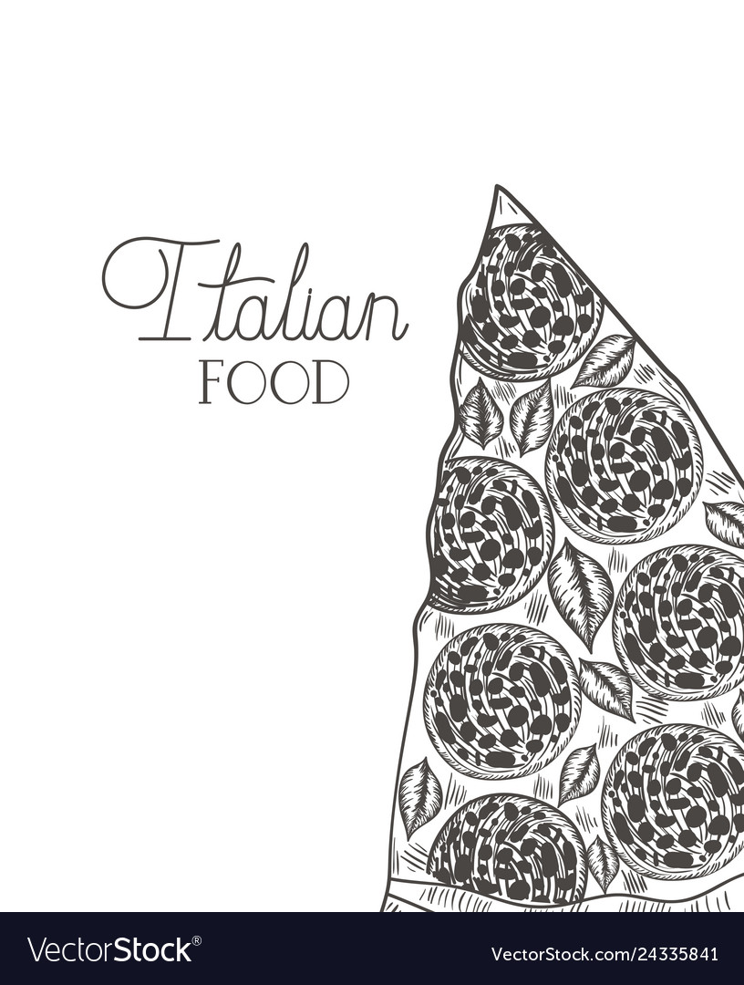 Delicious italian pizza isolated icon