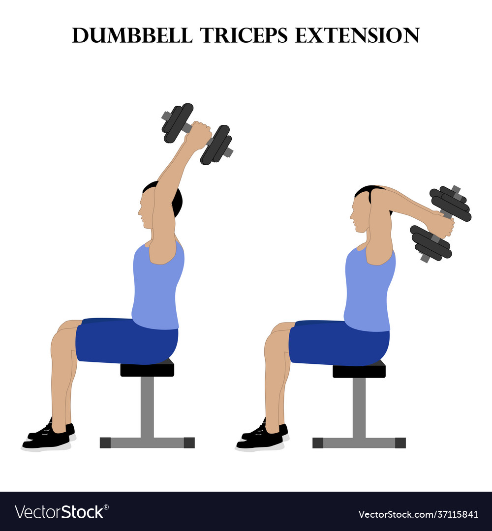 Dumbbell Triceps Extension  Illustrated Exercise Guide