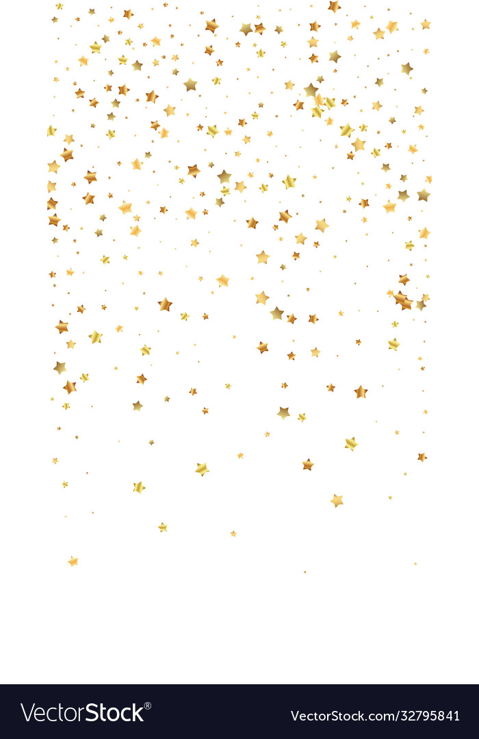 Gold stars random luxury sparkling confetti scatt