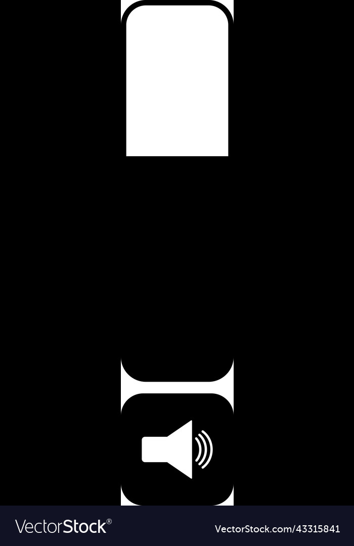 Isolated volume controller vector image Isolated volume controller