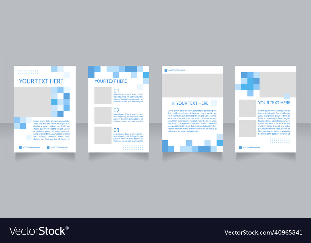 Projektmanagement Plan leere Broschüre Layout vector image Projektmanagement Plan leere Broschüre Layout