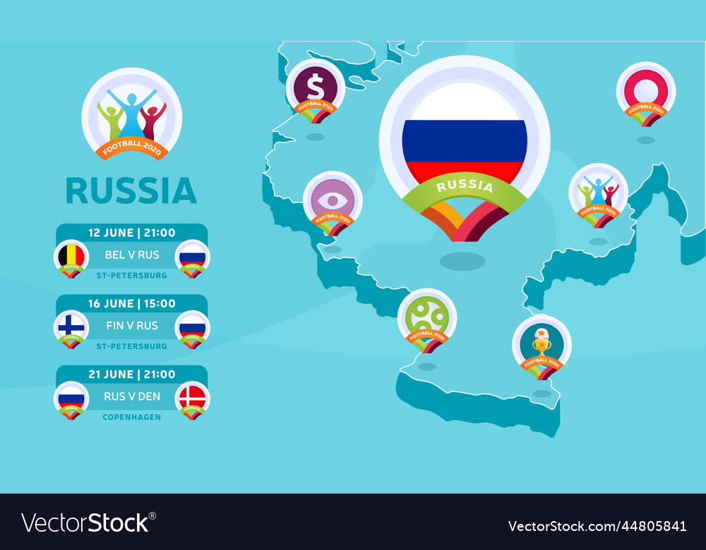 Russia natioanal team matches on isometric map