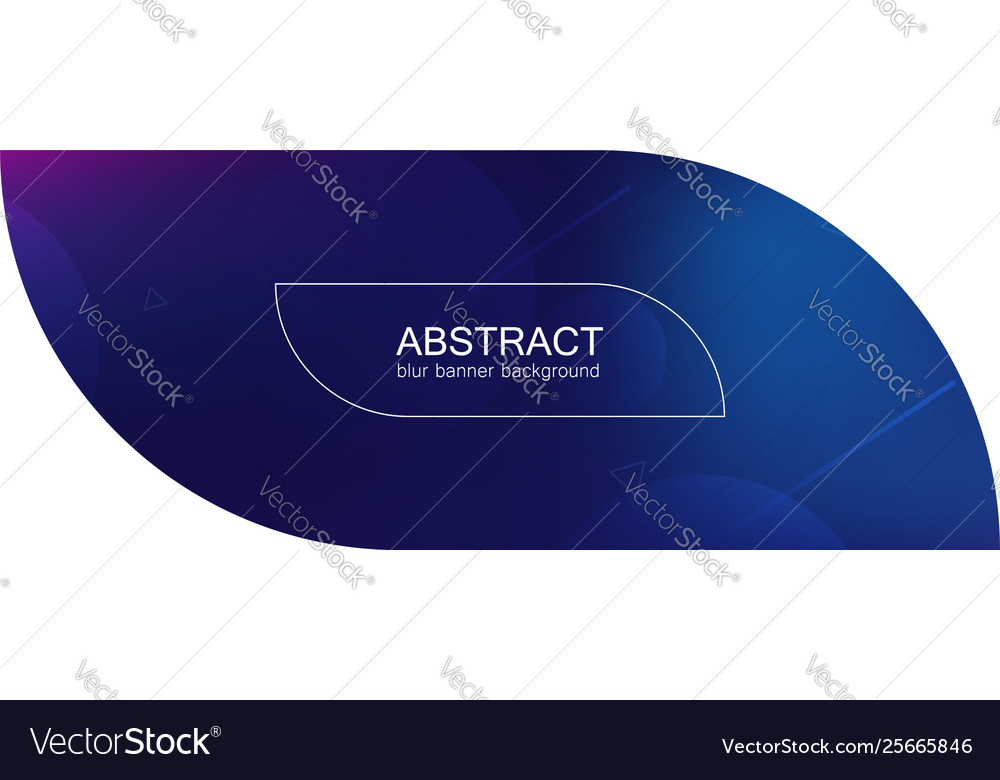 Abstract banner with gradient shapes