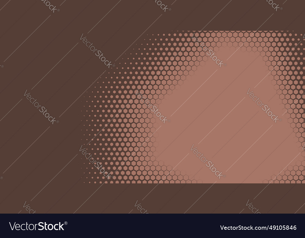 Geometric abstract hexagon two color background