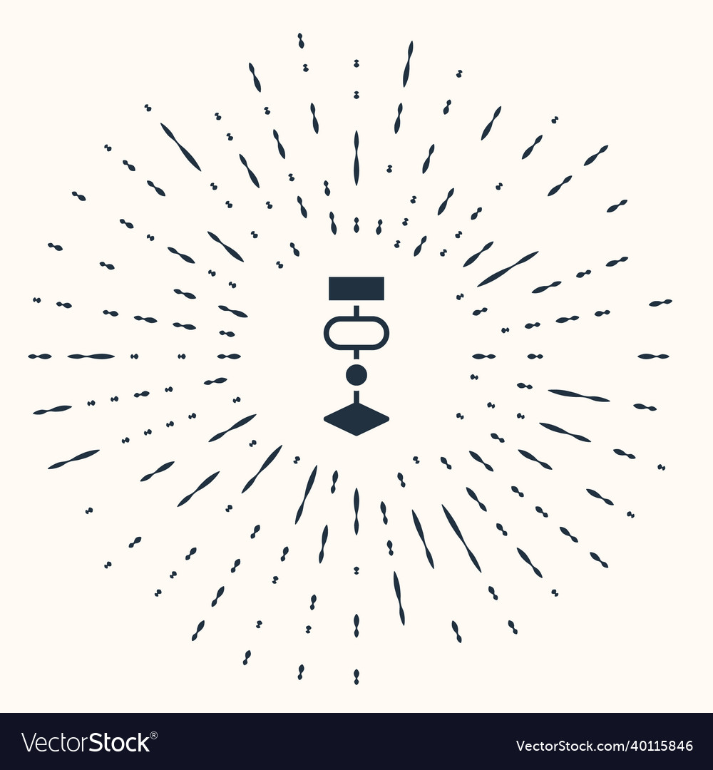 Grey algorithm icon isolated on beige background vector image Grey algorithm icon isolated on beige background